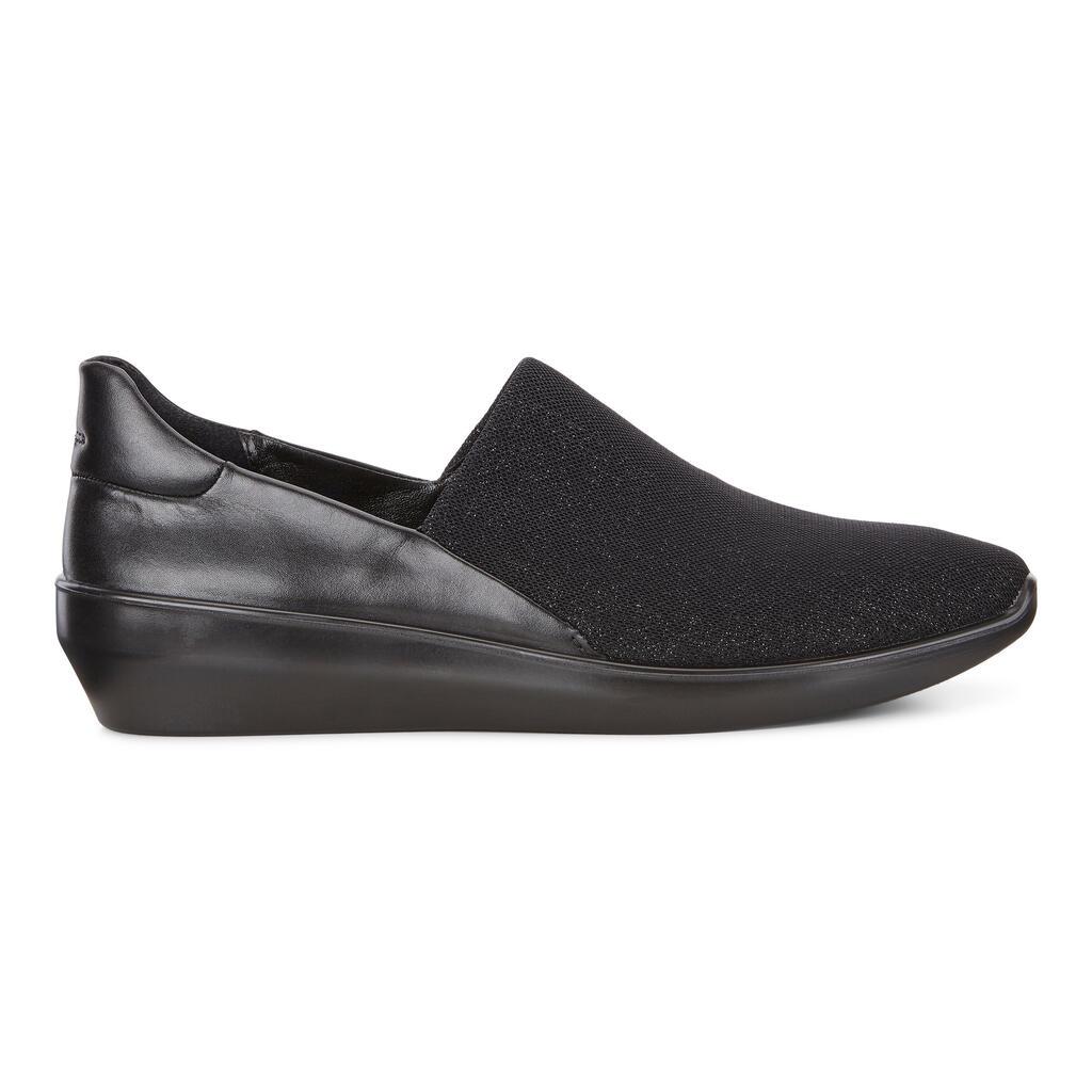 Ecco Incise Urban Womens Slip On Casual Shoes In Black Sale - India CAP-096871